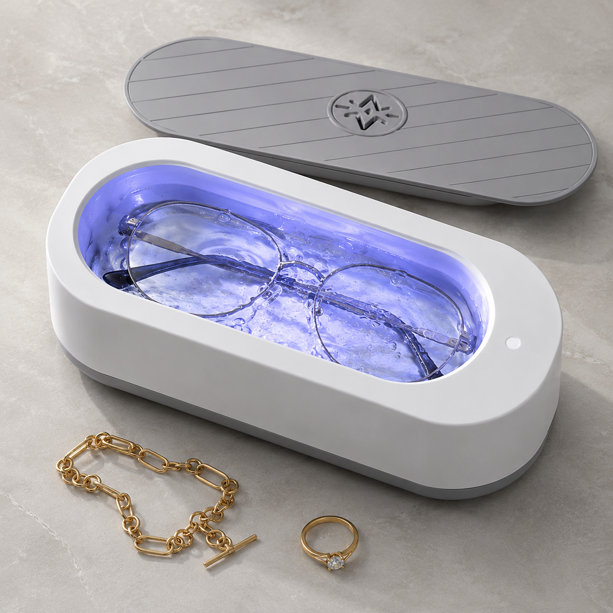 Novaluxt Ultrasonic UV Jewelry & Glasses Cleaner