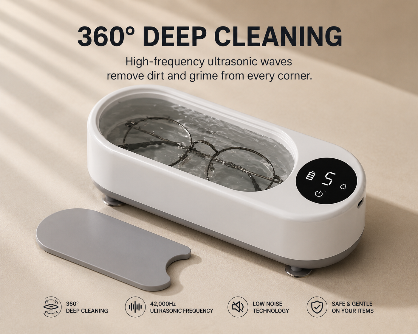 Novaluxt Ultrasonic Jewelry & Glasses Cleaner
