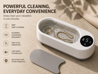 Novaluxt Ultrasonic Jewelry & Glasses Cleaner