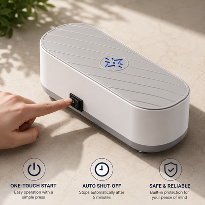 Novaluxt Ultrasonic UV Jewelry & Glasses Cleaner